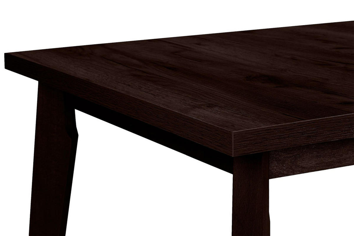 ESSTISCH RHENA ausziehbar bis 190cm, Dunkelbraun - Dunkelbraun/Walnussfarben, Holz (150/77/80cm) - KONSIMO®