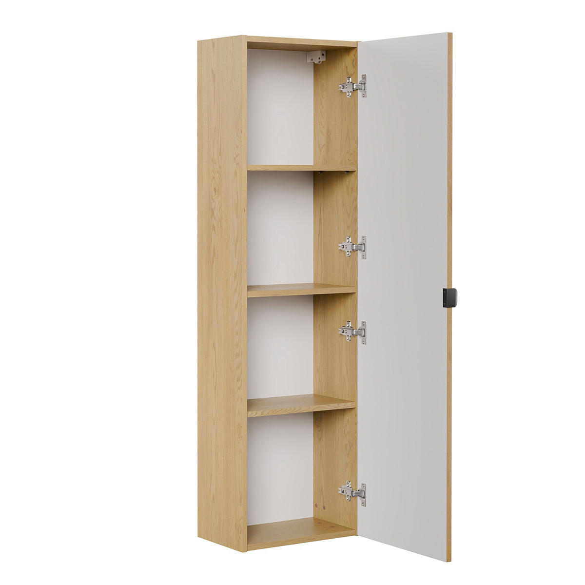 HÄNGESÄULE Mila Helle Eiche - Braun, Holzwerkstoff (40/140/25cm) - Petits-meubles