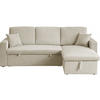 ECKSOFA alain beige - Beige, Textil (145/221cm) - Habitat Garten