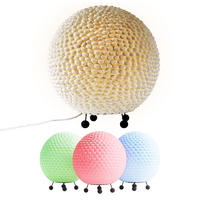 LED TISCHLEUCHTE Bali Weiß - Weiß, Metall (25/25/27cm)