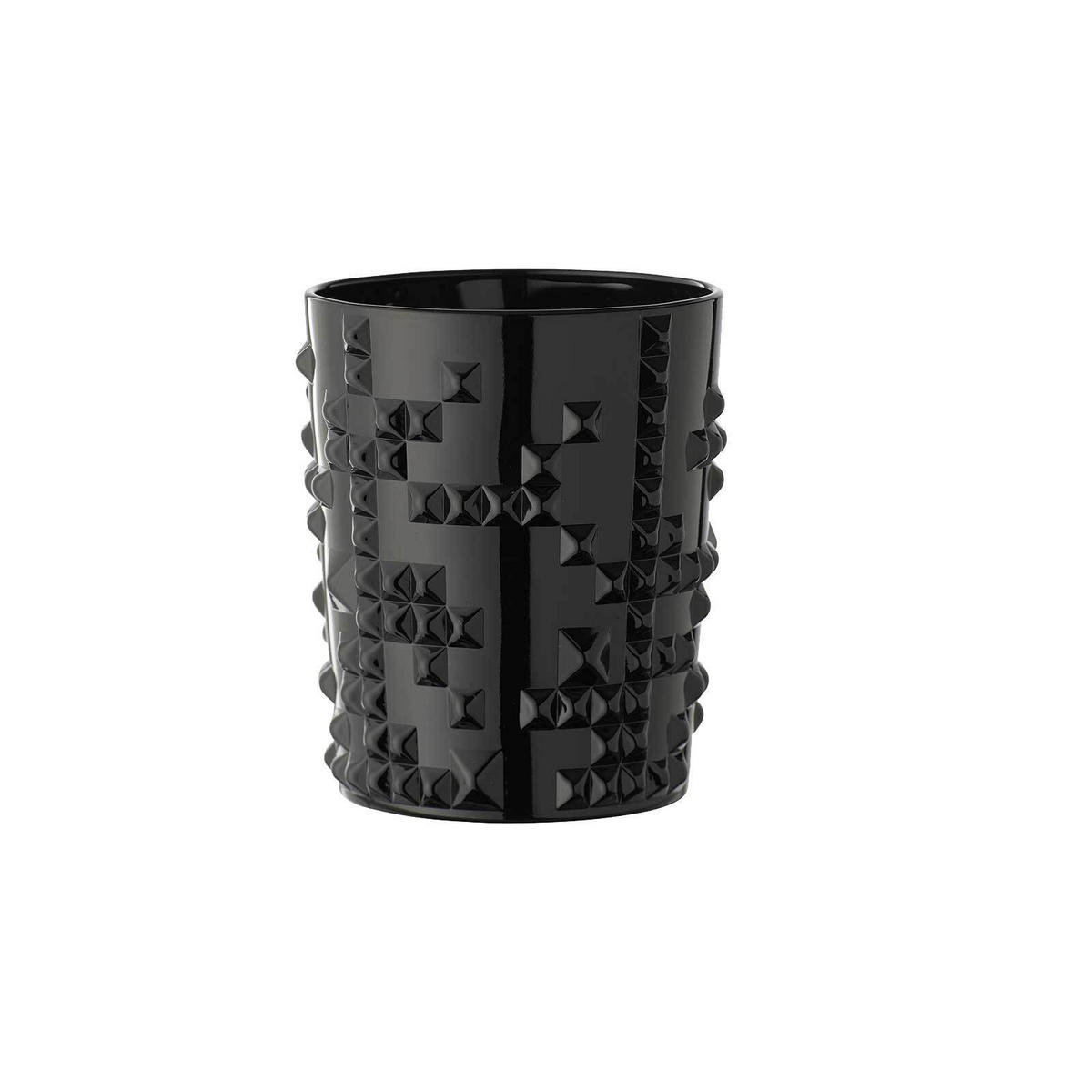 BECHER Punk schwarz 348 ml - Schwarz, Glas (0.001L) - Nachtmann