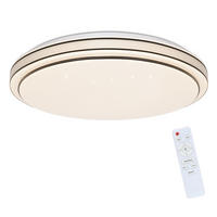 LED-DECKENLEUCHTE Benjamin 27/27/6 cm - Schwarz, Kunststoff (27/27/6cm) - Nettlife
