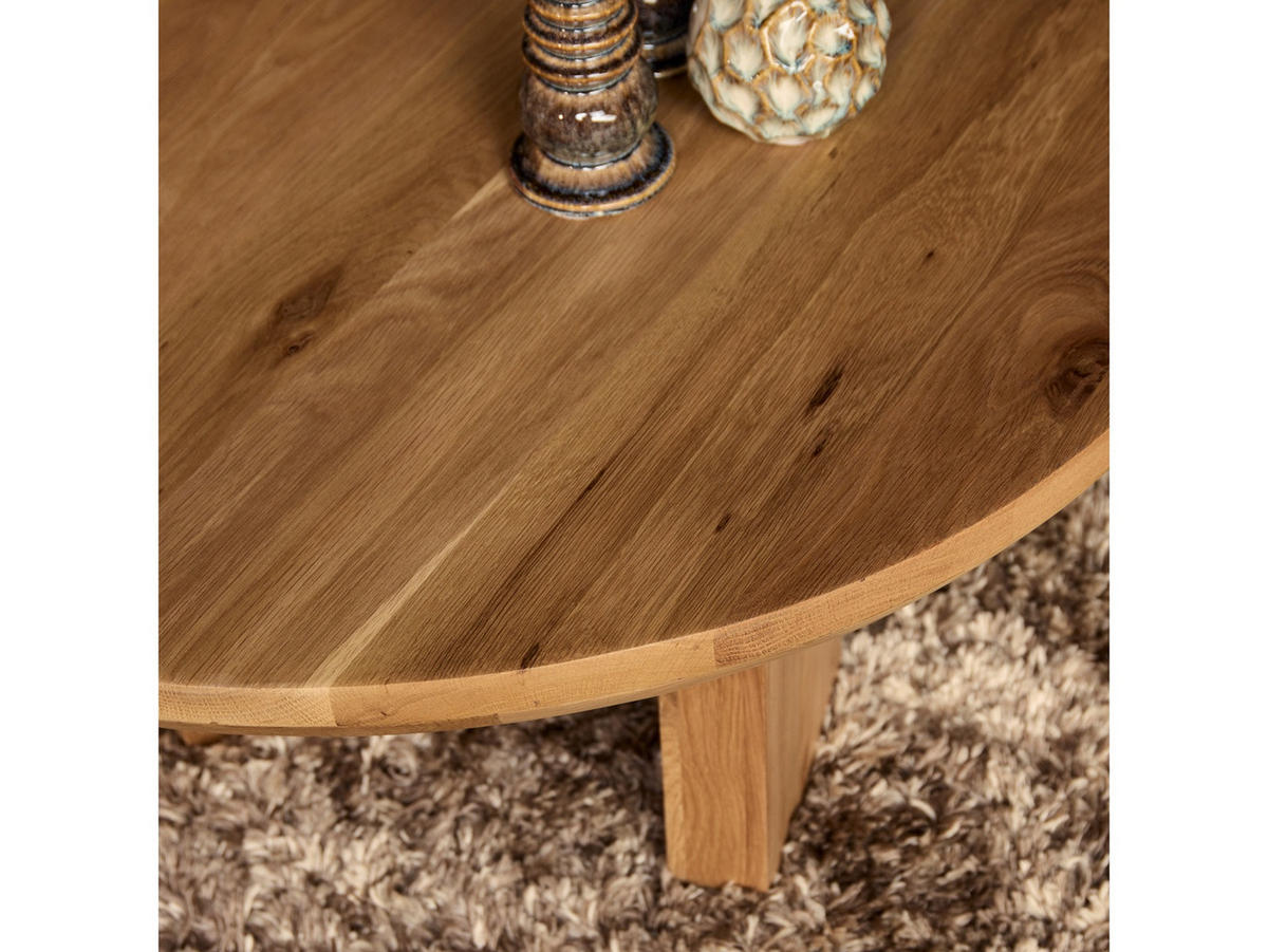 COUCHTISCH Zillah Eiche Natur Natur - Naturfarben, Holz (70/130/35cm)