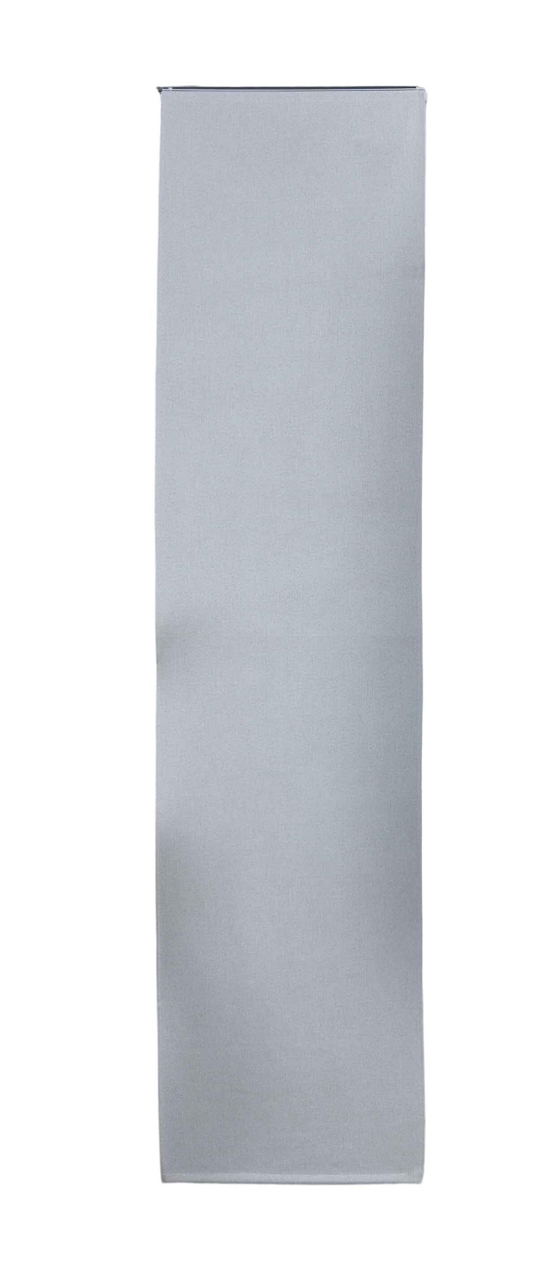 SCHIEBEVORHANG »München Dark« HxB 245x60 cm Stein - Hellgrau, Textil (60/245/245cm) - Gardinenbox
