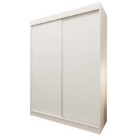 SCHWEBETÜRENSCHRANK SOFIA 160/216/61 cm 2-türig Weiß - Weiß, Holzwerkstoff (160/216/61cm) - MASSENO