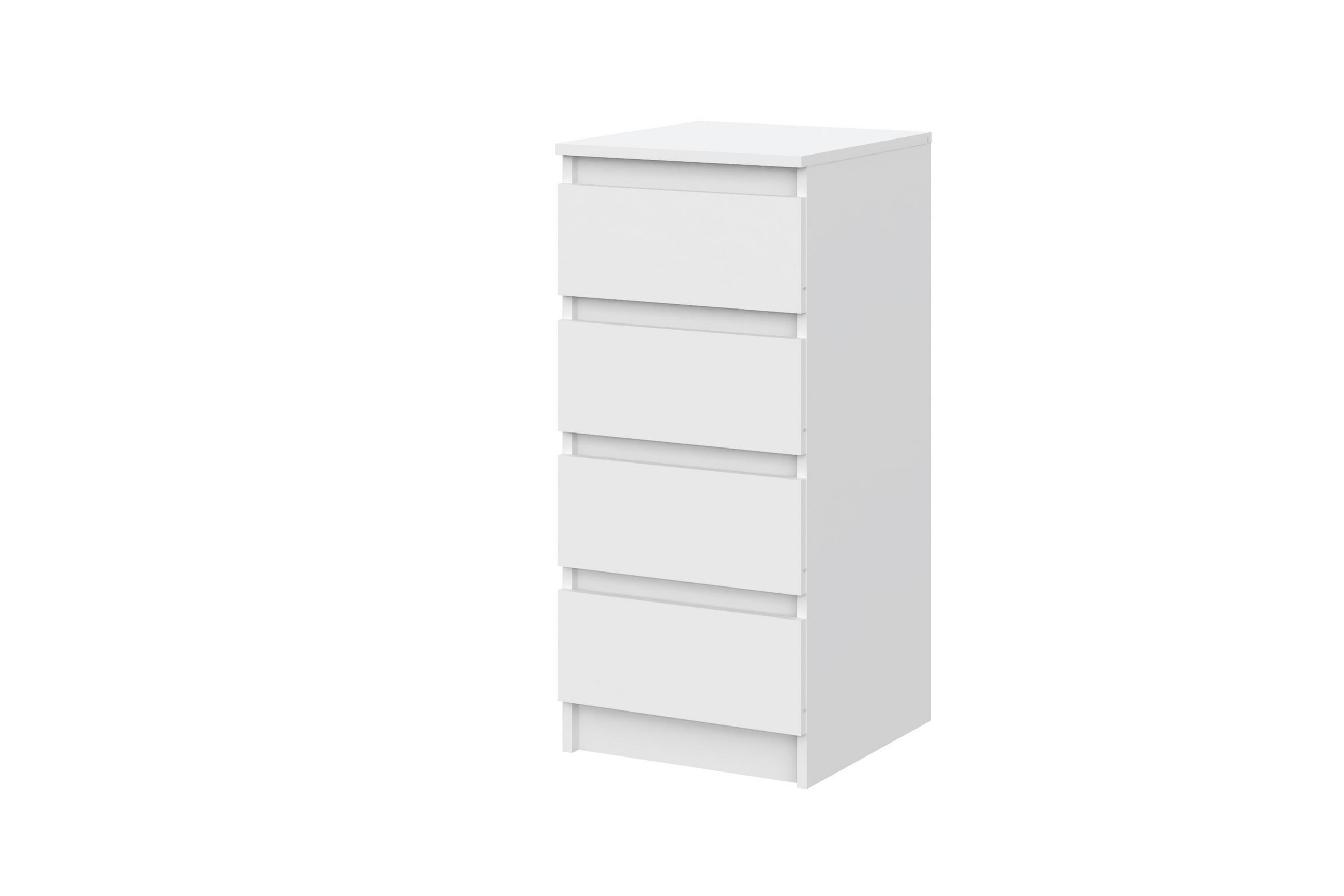 KOMMODE Weiß 40/90/43 - Weiß, Holzwerkstoff (40/90/43cm) - RAUMHIRSCH FURNITURE