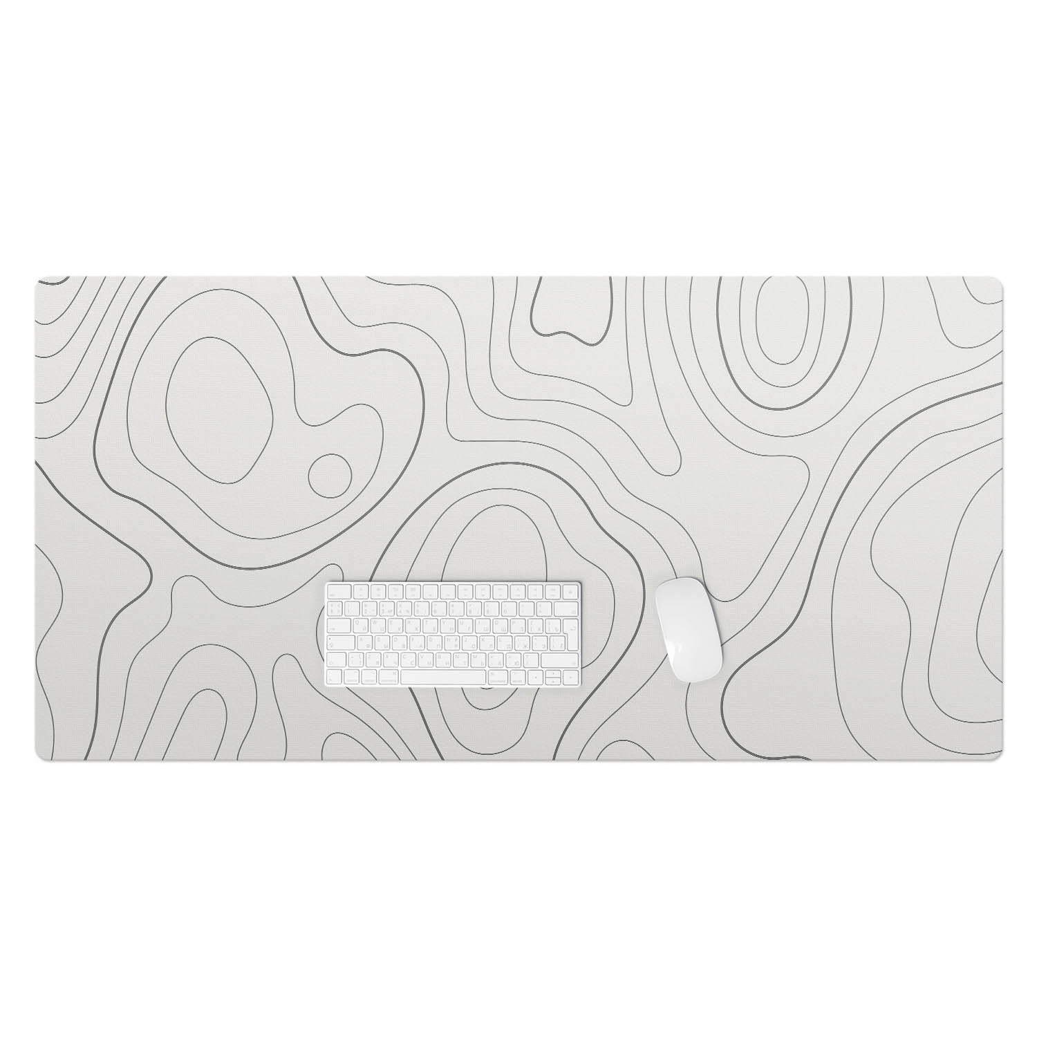 SCHREIBTISCHUNTERLAGE 120x60 cm Weiß - Weiß, Kunststoff (120/60/1.6cm) - Wallfluent