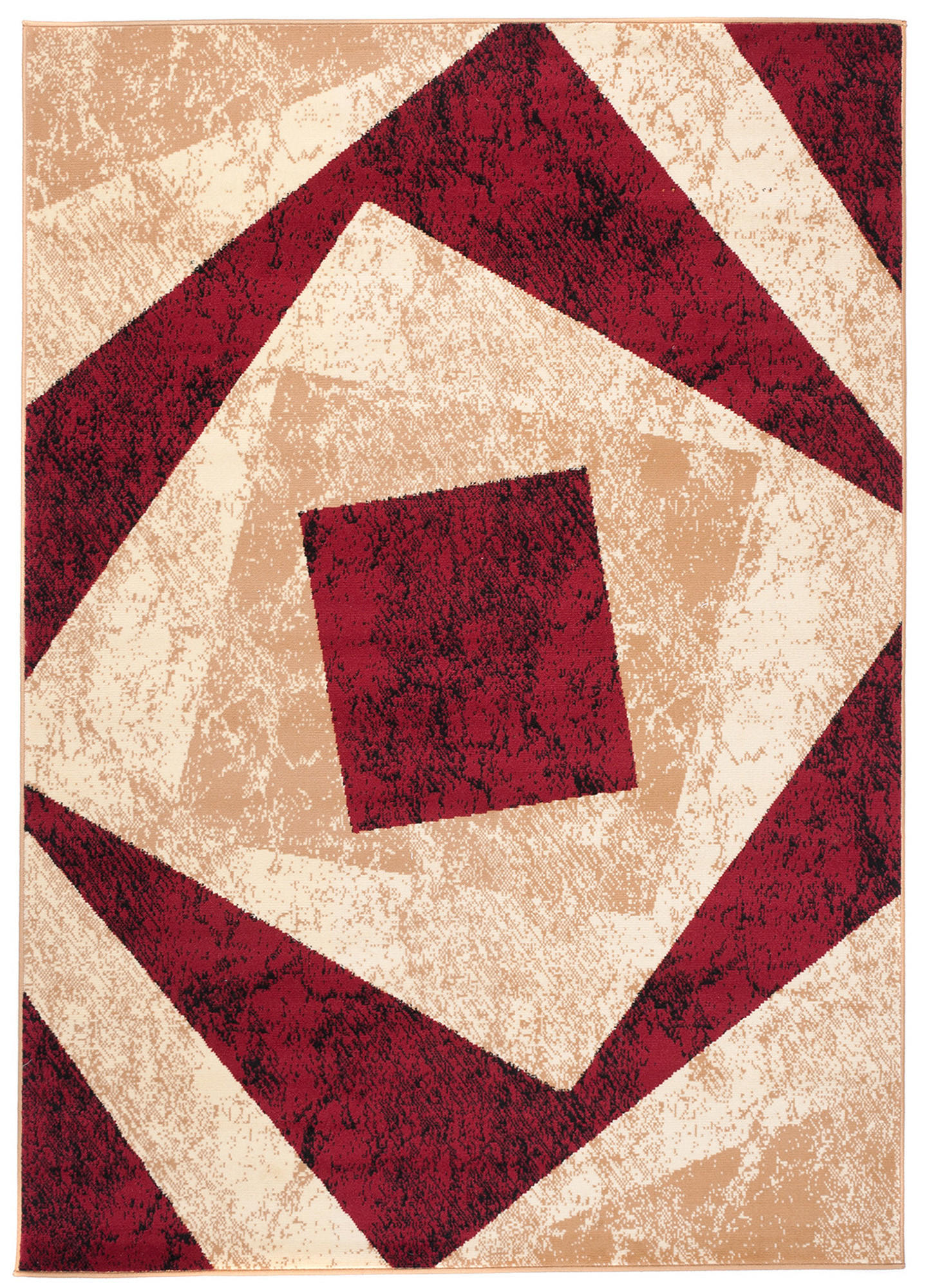 TEPPICH DREAM Rot Creme 300/400 cm - Rot/Creme, Textil (300/400cm) - Tapiso