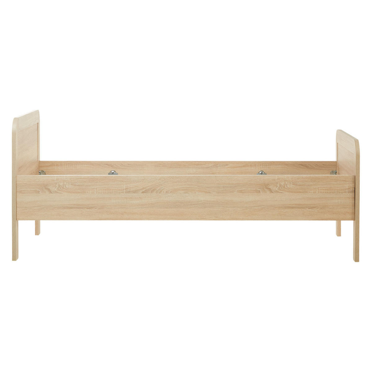 HOLZBETT Seniorenbett 100/200 Natur - Braun, Holz (100/200cm) - Homestyle4u