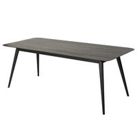 MASSIVER ESSTISCH - Massivholz - Eschefarben, Holz (90/200/75cm) - home24