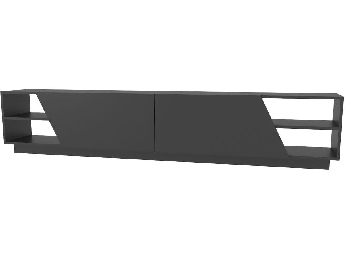 TV-MÖBEL Rhodes Anthrazit - Anthrazit, Holz (240/47/37cm) - Habitat Garten
