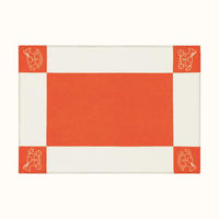 WOHNZIMMERDECKE – 100 x 140 cm, Orange - Orange, Textil (140/100cm)
