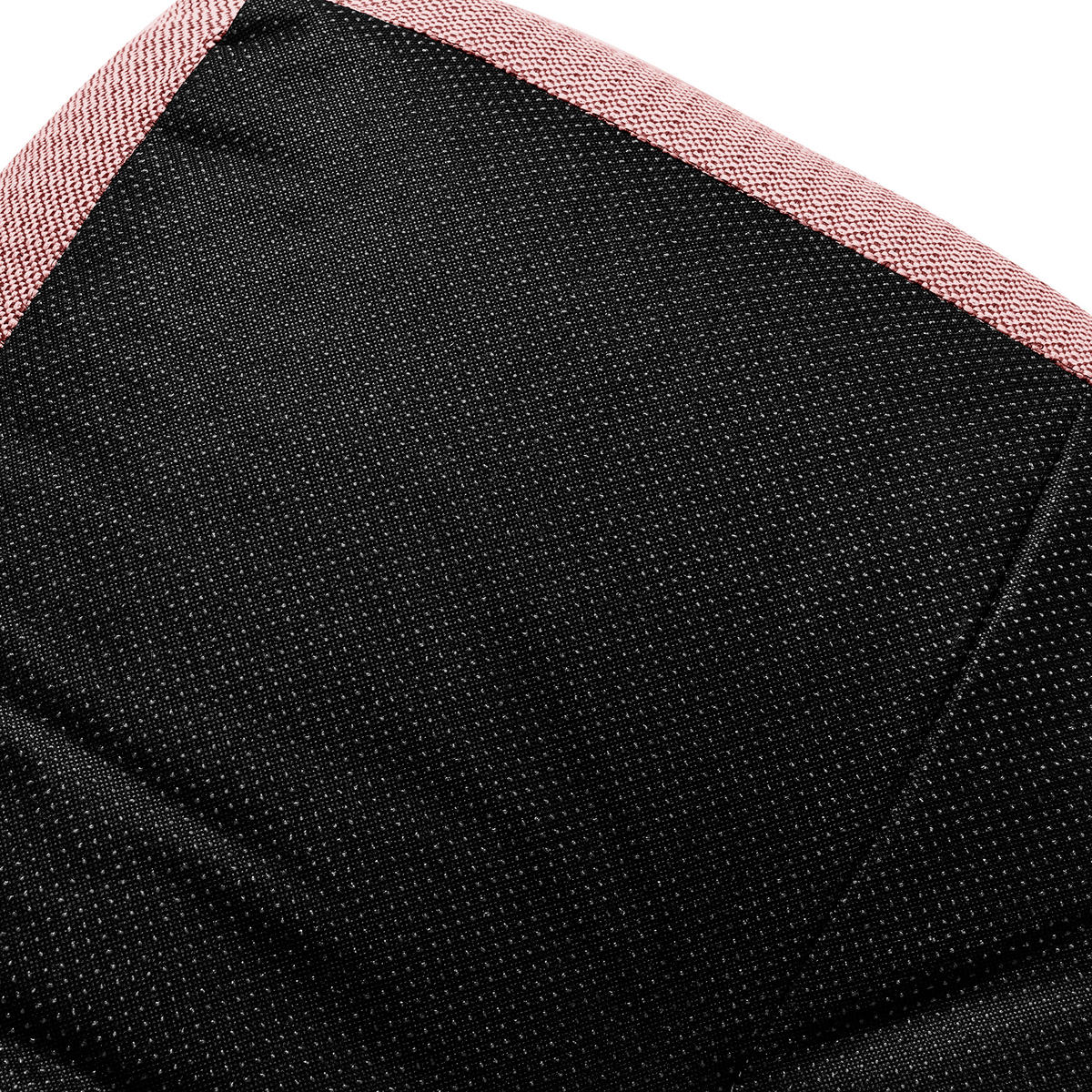 GARTENLOUNGE-HOCKER LOVIA Outdoof Pouf, Rot/Weiß - Rot, Textil (90/41/75cm) - KONSIMO®