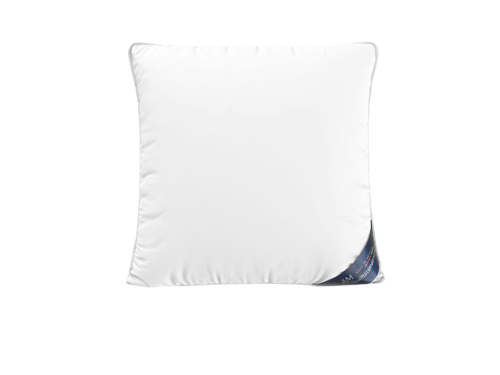 MIKROFASER Kopfkissen mit Sensofill Füllung Made in Germany 80x80cm - Weiß, Textil (80/80cm) - AM Qualitätsmatratzen