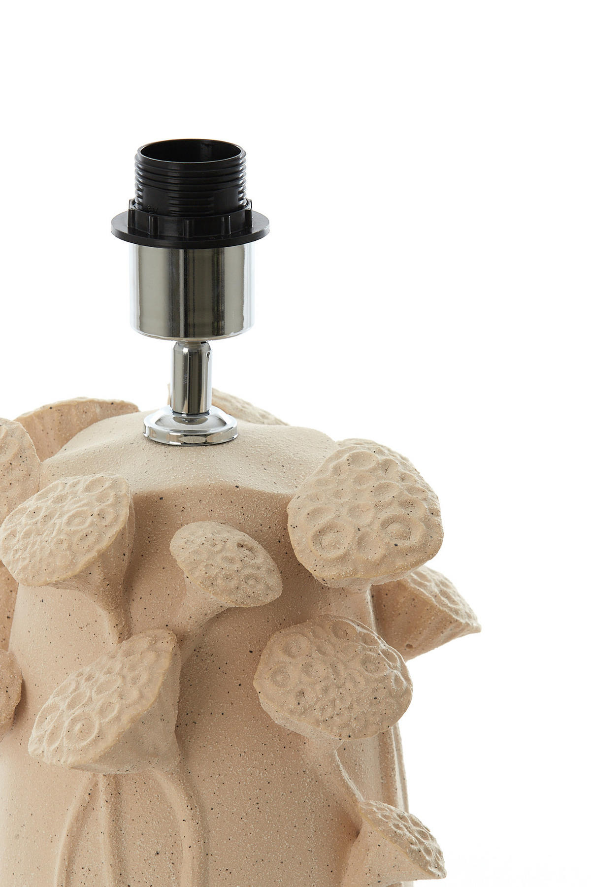 LAMPENFUSS Lavci Weiß 22,5/21/32 cm - Weiß, Keramik (22.5/21/32cm) - Light & Living