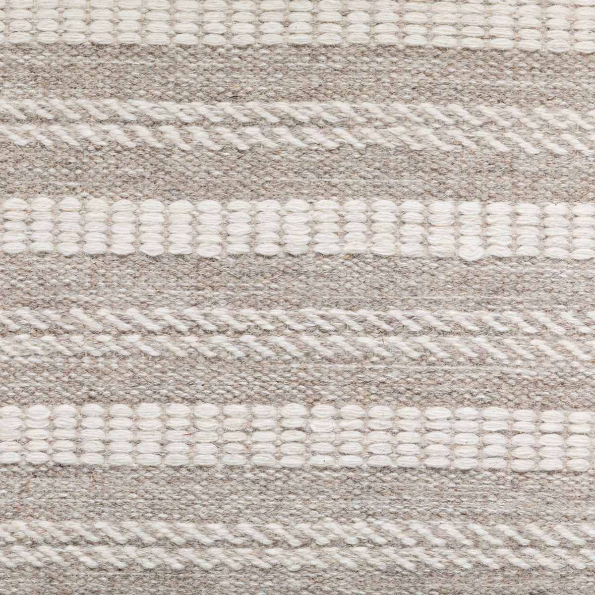 HANDWEBTEPPICH 90/160 cm Habo schmale Streifen - Grau, Naturmaterialien (90/160cm) - Steffensmeier