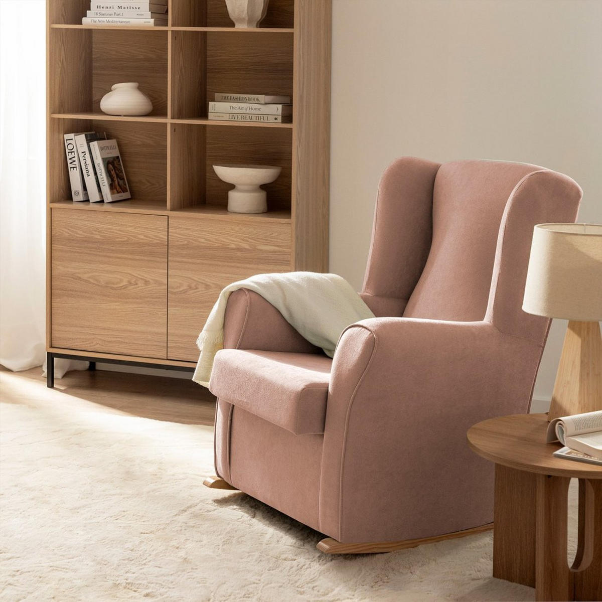 STILLSESSEL Lily Rosa 76 cm x 103 cm - Pink, Textil (76/103/80cm)