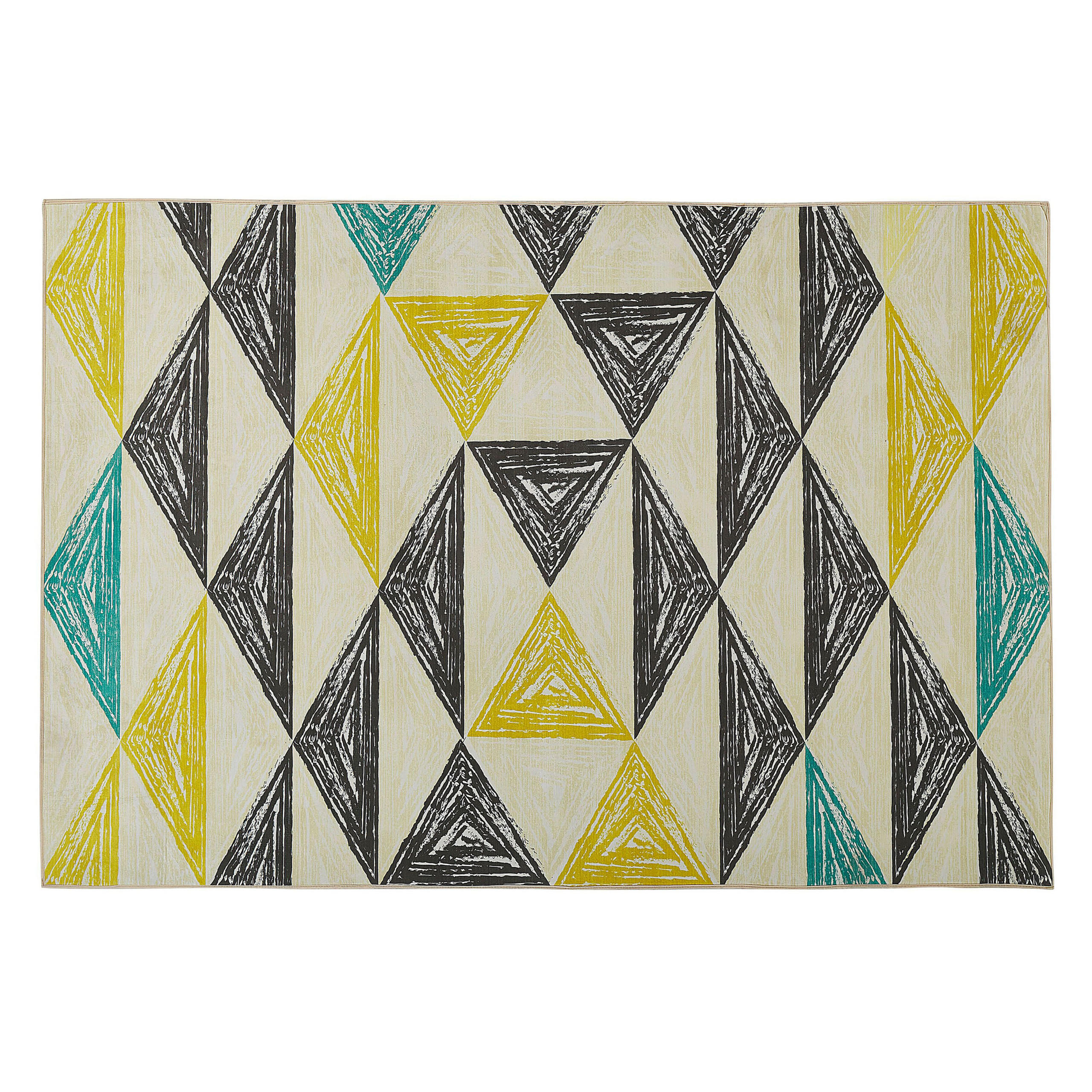 KURZFLOR-TEPPICH Kalen 200/140 cm - Multicolor, Kunststoff (140/200cm) - Beliani