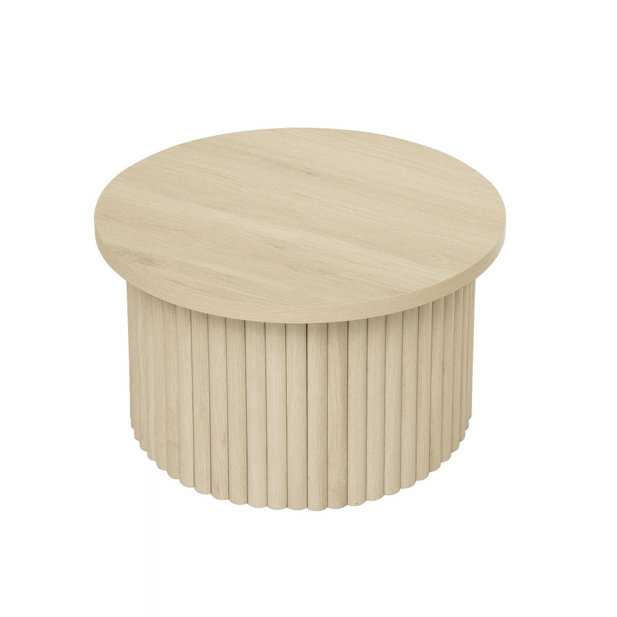 COUCHTISCH DE-006 2er-Set Eichenfarben - Eichefarben, Holzwerkstoff (69/69/41cm) - ComfortXL