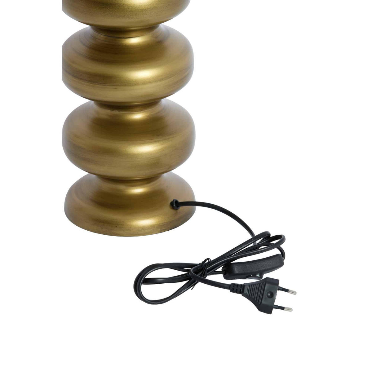 LAMPENFUSS Soroca Bronze 15/15/42 cm - Bronzefarben, Metall (15/15/42cm) - Light & Living