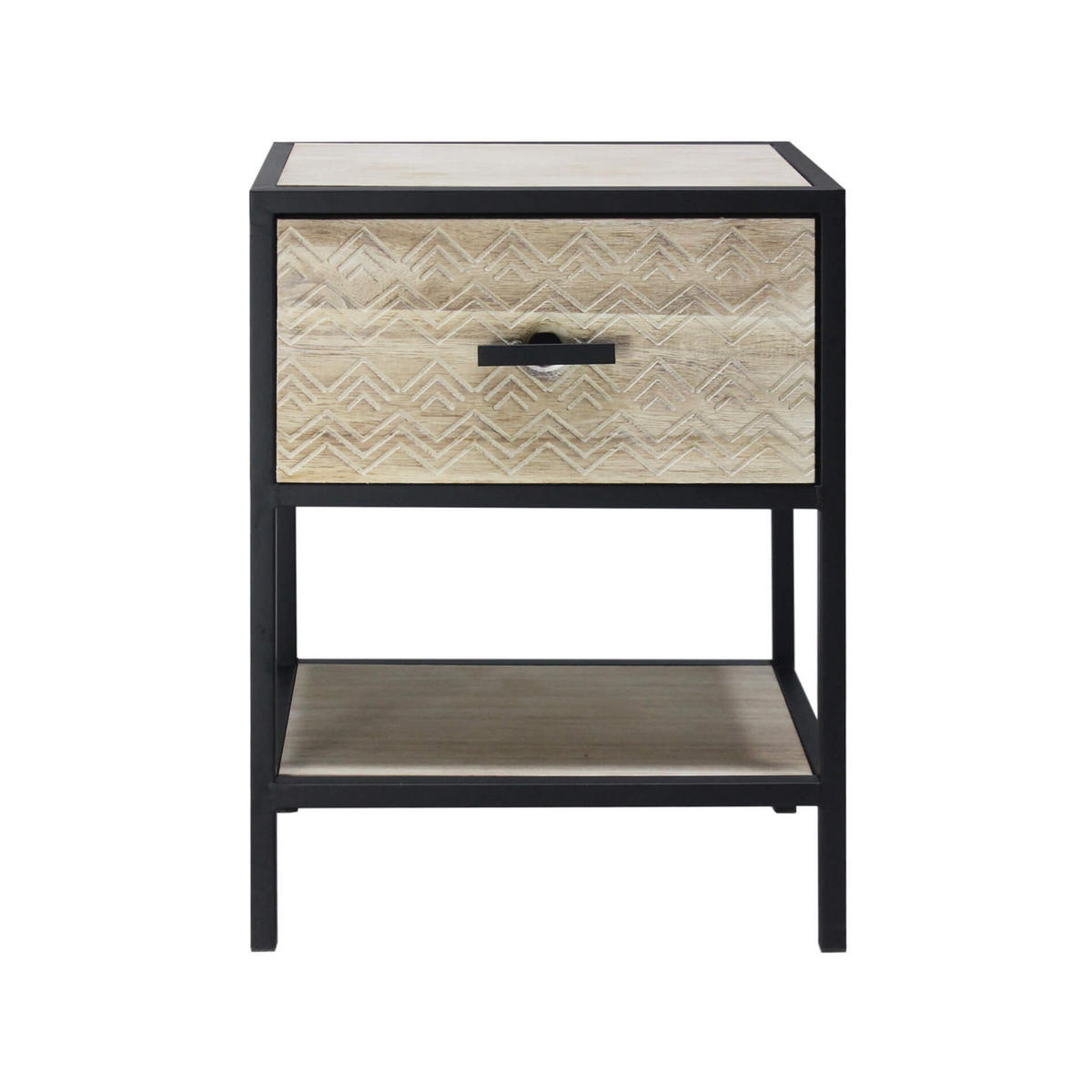 NACHTTISCH Braun 25/35/48 cm - Braun, Holz (25/48/35cm) - Mobili Rebecca
