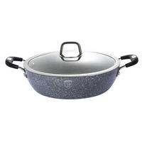 TOPF Grau 28/28/7.5 cm BH1158 - Grau, Metall (28cm) - Berlinger Haus