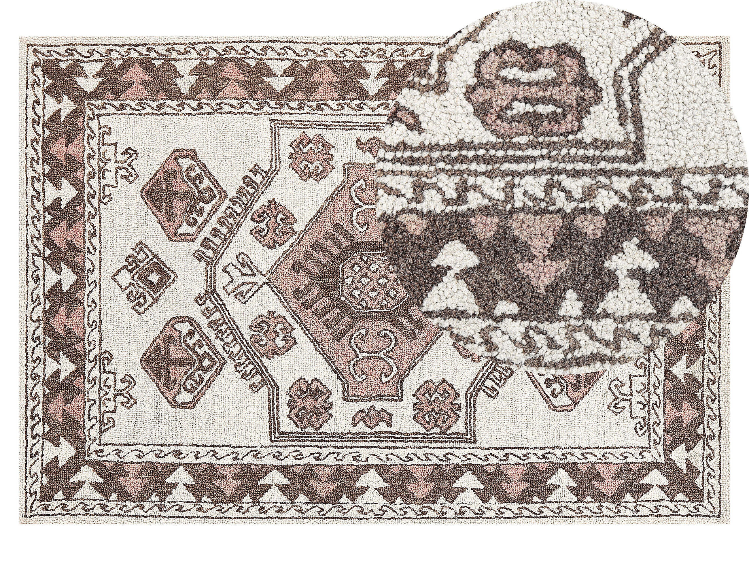 VINTAGE-TEPPICH Tomarza 200/140 cm - Multicolor, Textil (140/200cm) - Beliani
