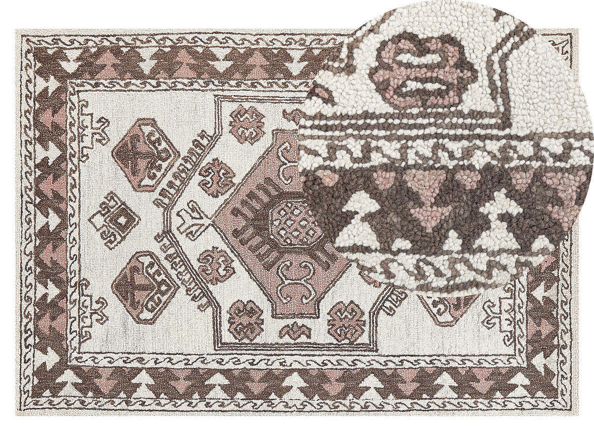 VINTAGE-TEPPICH Tomarza 200/140 cm - Multicolor, Textil (140/200cm) - Beliani
