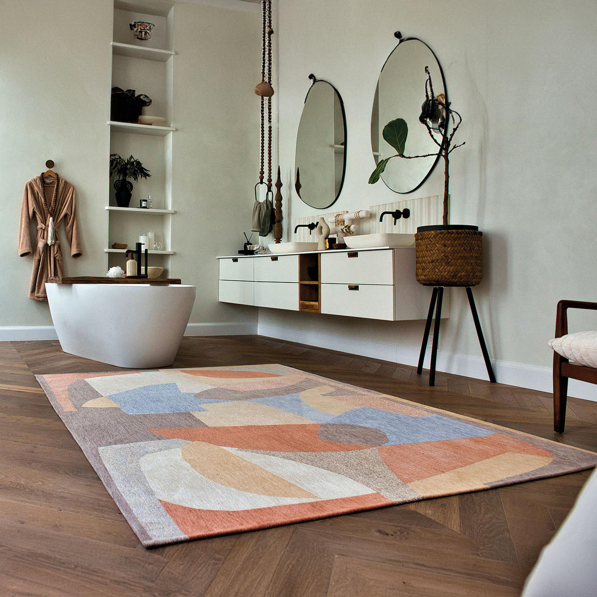 TEPPICH Flachgewebe CHIMERY Mehrfarbig 170 x 240 cm - Multicolor, Textil (170/240cm) - Novatrend