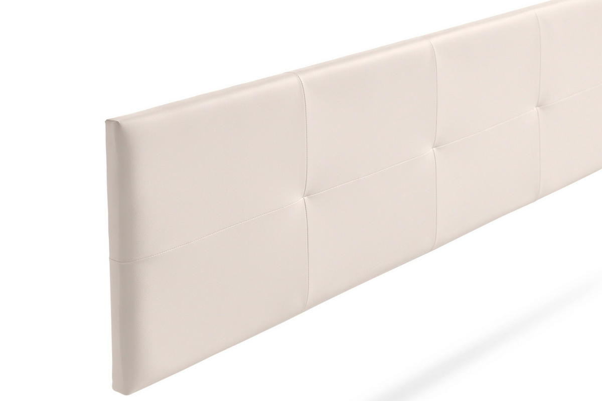 KOPFTEIL gepolstert ALTEA Kunstleder 130x50x5 cm - Beige - Moonia - Beige, Holz (130/5/50cm)