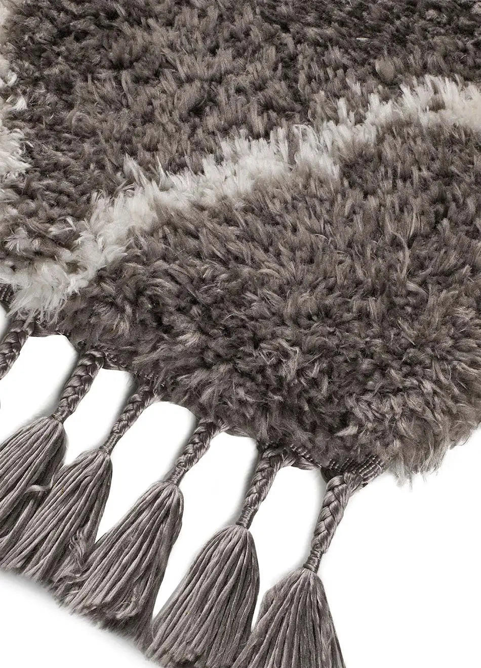 HOCHFLORTEPPICH Grau Samira 140/200 cm - Grau, Textil (140/200cm) - Atticgo