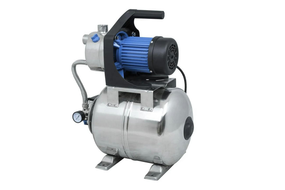 HAUSWASSERWERK HWW 1000 E, mit Thermoschutz - Edelstahlfarben, Metall (32/62/52cm) - Westfalia