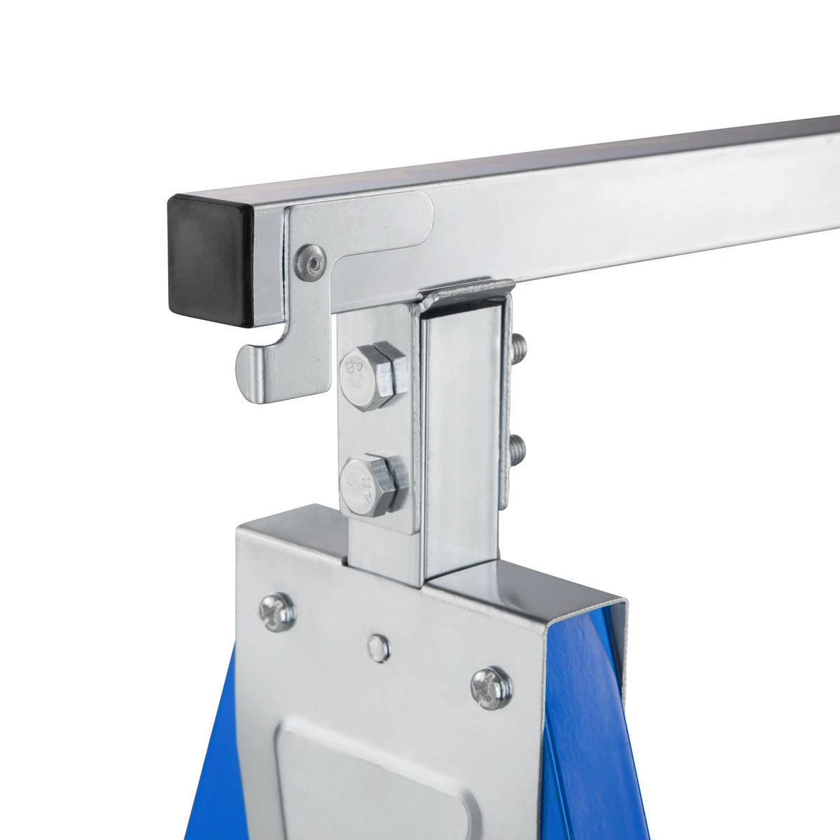 GERÜSTBOCK 2er Set, mit Sicherheitsspinden,blau - Blau, Metall (68.5/56.5/79.5cm) - tectake