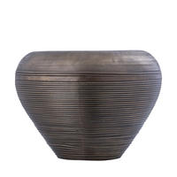 TOPF Dineo Gold 66/66/47cm - Goldfarben, Metall (47cm) - PTMD Collection