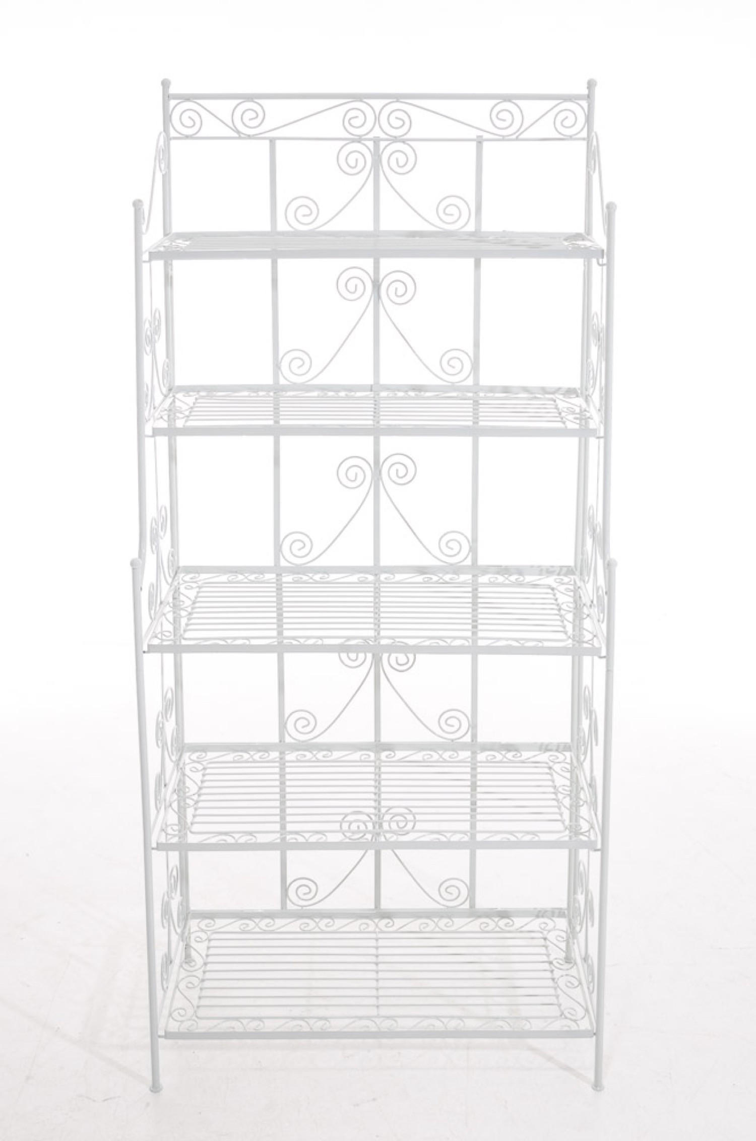 STANDREGAL Cio weiß - Weiß, Metall (74.5/173/34.5cm) - TPFGarden