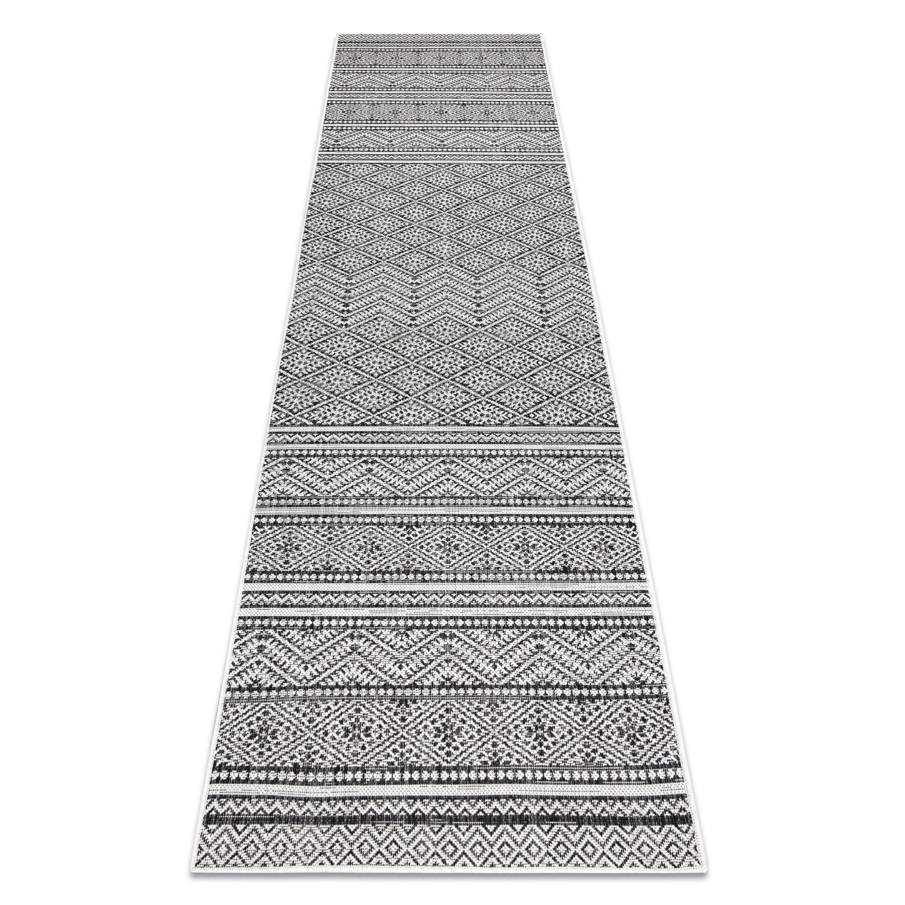 TEPPICH Sion 60/250 cm - Schwarz, Textil (60/250cm) - rugsX