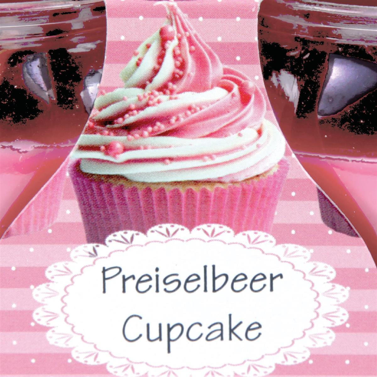 DUFTKERZEN Glas 10er-Pack Preiselbeer Cupcake - Pink, Glas (6/6cm)