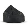 SITZSACK COSMO aus Lederoptik, Schwarz - Schwarz, Textil (85/80/85cm) - KONSIMO®