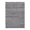 HANDWEBTEPPICH Grau Cinder 60/110 cm - Grau, Textil (60/110cm) - Atticgo