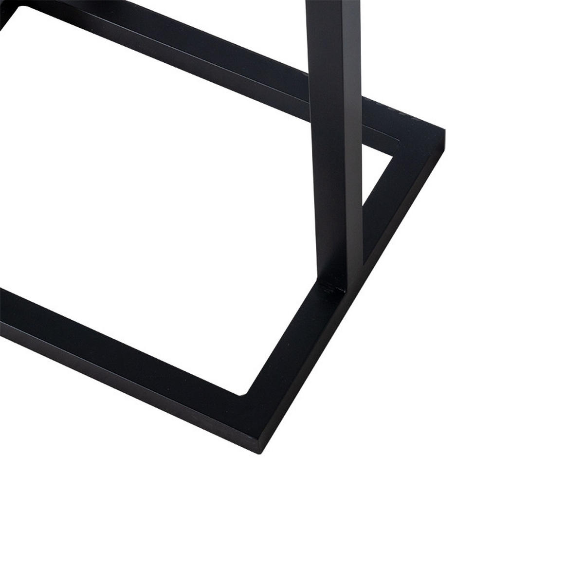 KLEIDERSTÄNDER aus Metall 40x30x190cm, schwarz - Schwarz, Metall (30/190/40cm) - Giga Meubel