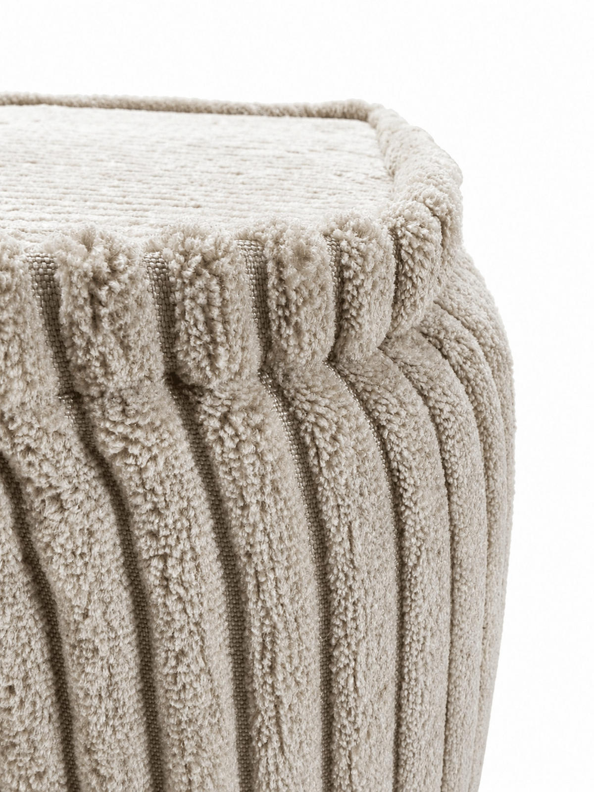 SCHLAFSESSEL ausklappbar, modularer Bodensessel mit Rückenrolle in Beige - Beige, Textil (80/62/95cm) - SURB