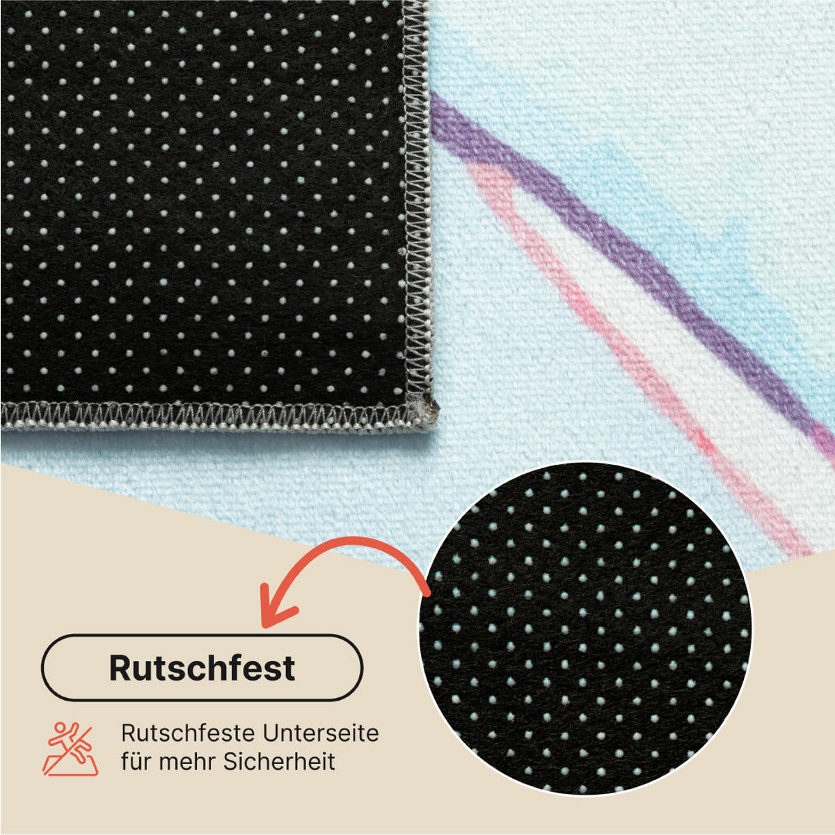 KINDERTEPPICH KIDS Hellblau Hase 180/250 cm - Hellblau, Textil (180/250cm) - Tapiso