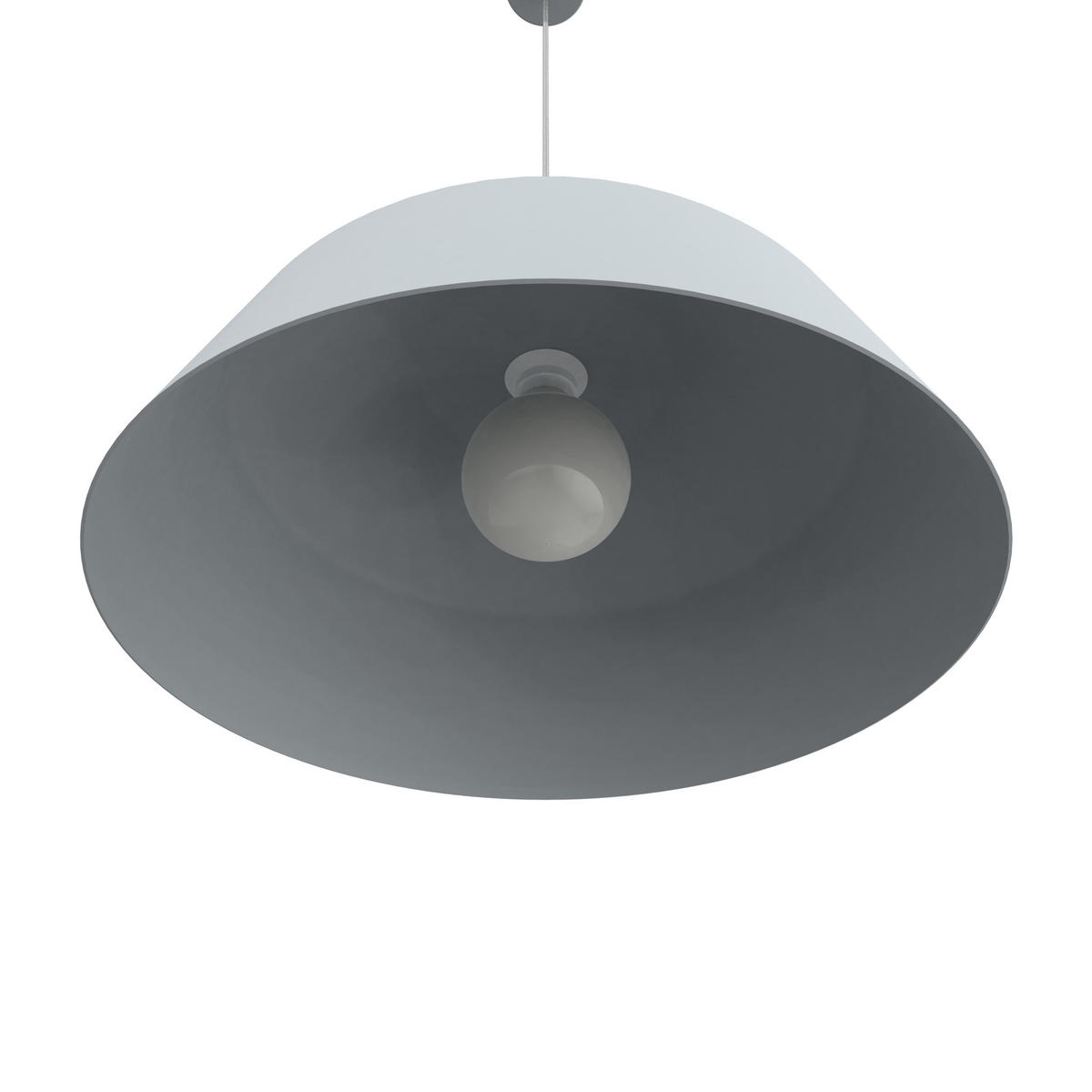 HÄNGELEUCHTE - Grau, Metall (50/50/17cm) - Lumicom