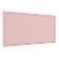 PINNWAND, Korktafel in Pink, 80x40 cm, Holzrahmen - Pink lackiert - Pink, Holz (80/40/1.5cm) - ALLboards