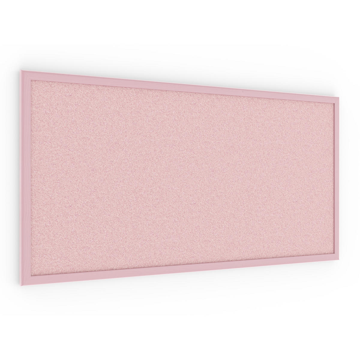 PINNWAND, Korktafel in Pink, 80x40 cm, Holzrahmen - Pink lackiert - Pink, Holz (80/40/1.5cm) - ALLboards