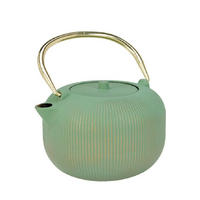 TEEKANNE Base grün 16/16/11 cm Gusseisen - Grün, Metall (1L) - Mondex
