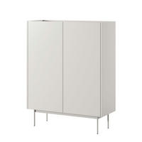 SIDEBOARD KELOWNA KOM2-2D System der leisen Schließung der Fronten, Kaschmir - Kaschmir, Holzwerkstoff/Kunststoff (97/122/37cm) - Komodee