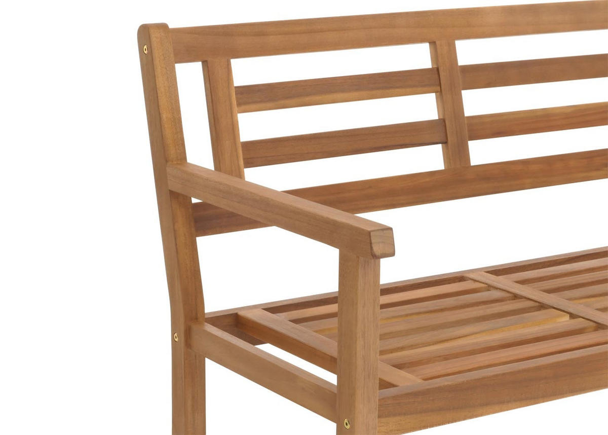 GARTENBANK 82x145x59cm ohne Kissen - Braun, Holz (145/82/59cm) - PROREGAL