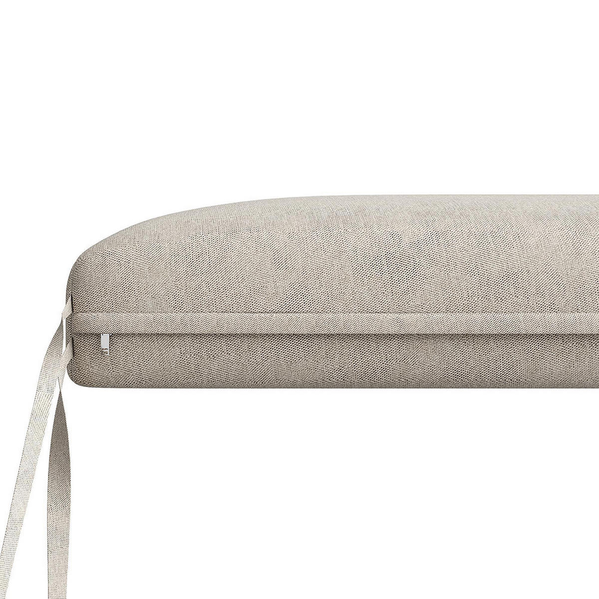 GARTENMÖBELSET für 5-6 Personen in Beige, inklusive aller Sitz- und Rückenkissen - Beige, Metall - KOMHTOM