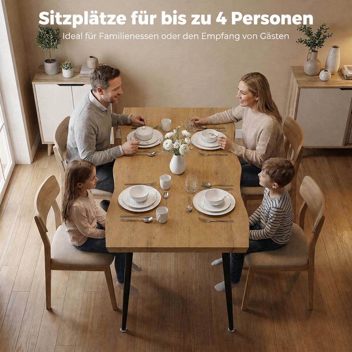 ESSTISCH Eichefarben 110.0/70.0/75.0cm - Eichefarben, Holzwerkstoff (110/70/75cm)